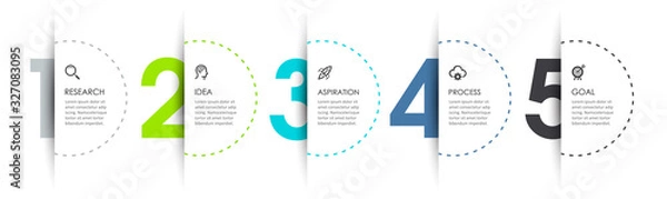 Obraz Vector infographic template