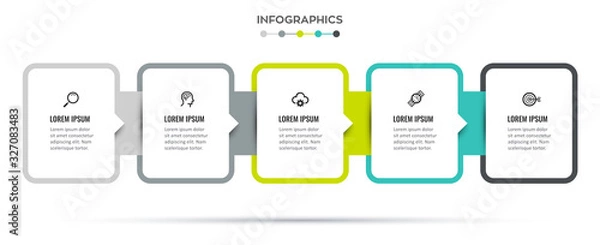 Obraz Vector infographic template