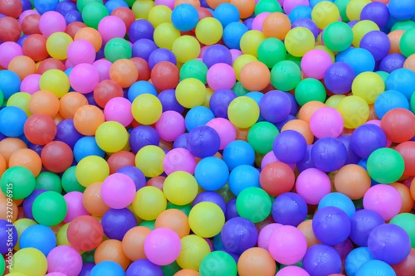 Obraz colorful ball in the pond