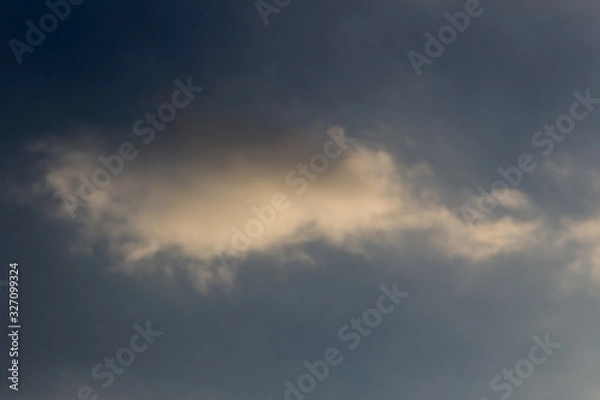 Obraz dramatic sky with clouds