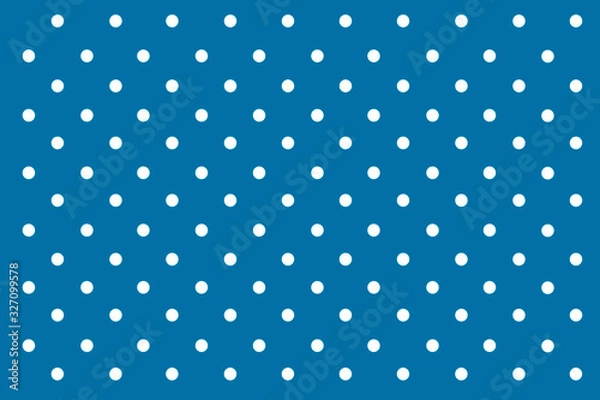 Obraz Blue Pastel polka dots background. 