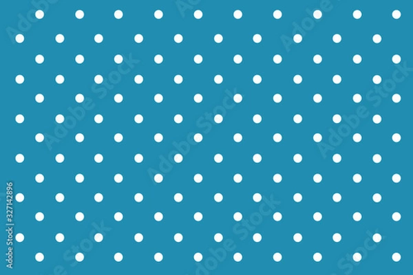 Obraz Blue Pastel polka dots background. 
