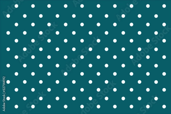 Obraz Green Pastel polka dots background.