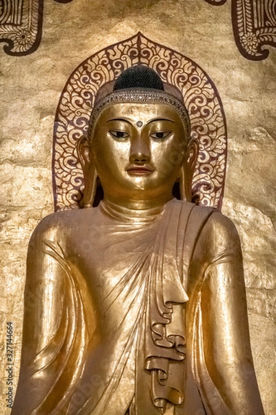 Obraz Standing Buddha statue at Ananda Pagoda