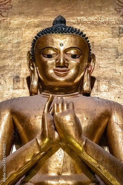 Obraz Standing Buddha statue at Ananda Pagoda