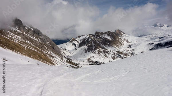 Obraz winter in the mountains