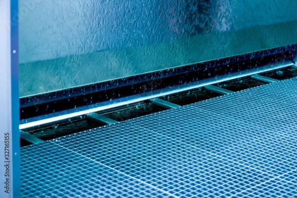 Obraz Industrial machine cleaning in production