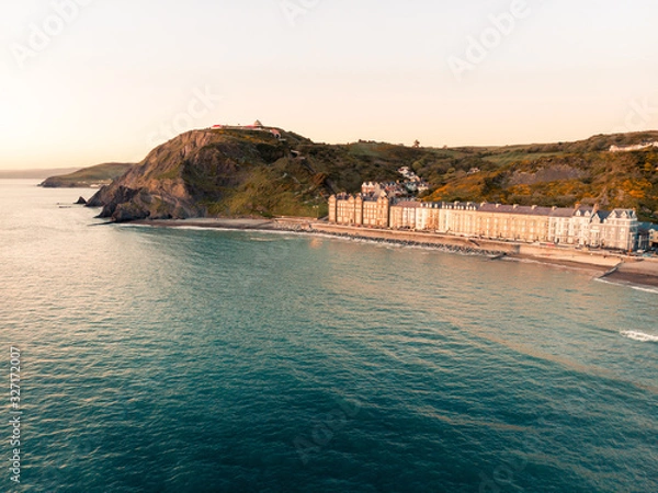 Fototapeta Cliff sunset