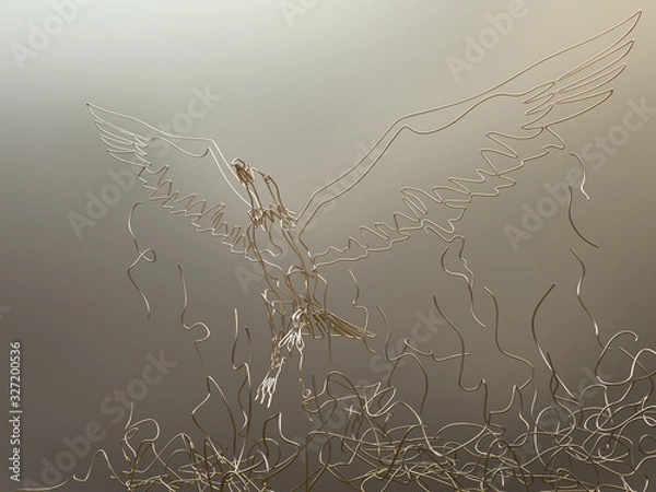 Obraz Eagle Copper Line 01