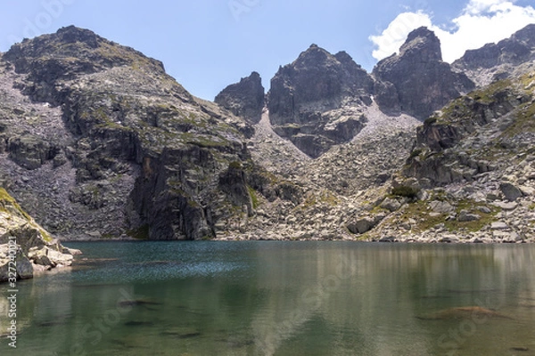 Fototapeta Summer view of The Scary Lake,Rila Mountain, Bulgaria