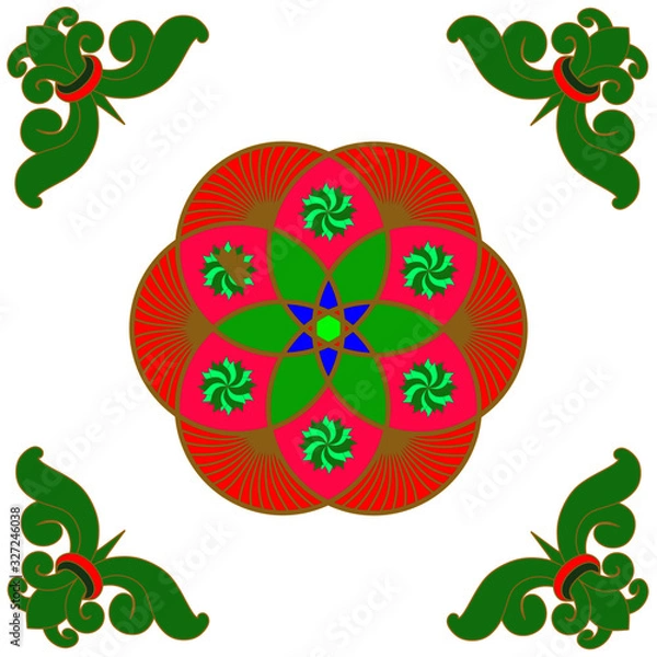 Obraz seamless pattern with strawberries