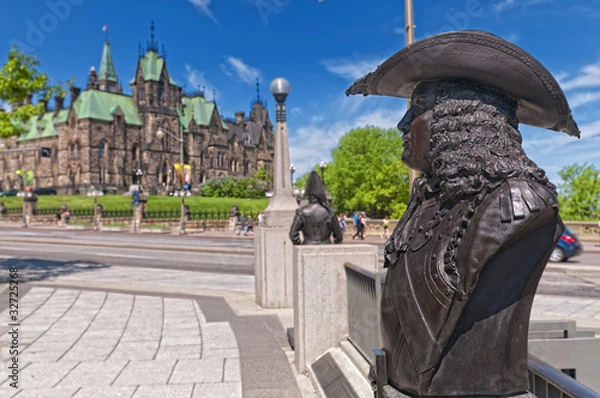 Obraz Statue in Confederation Square, Ottawa, Canada.