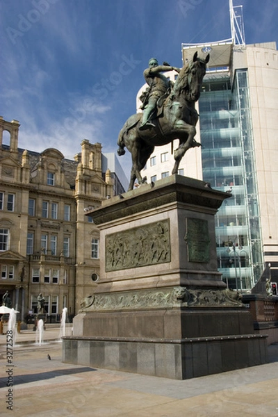 Fototapeta black prince leeds city yorkshire