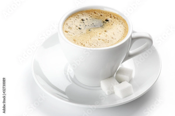 Obraz White cup of coffee