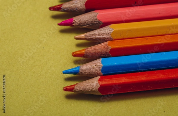 Fototapeta School pencils