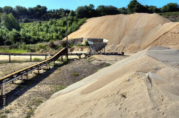 Obraz Kariera wydobycia piasku