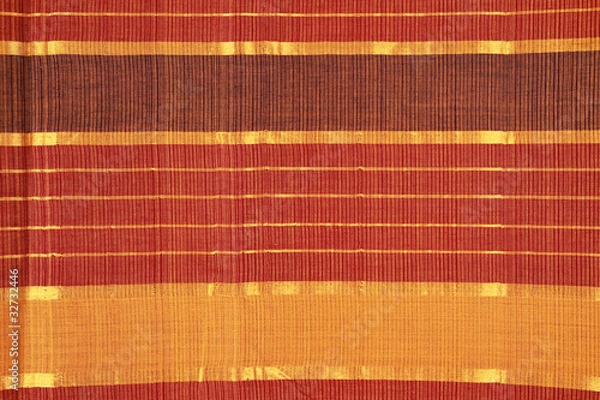 Obraz Close up of an Indian Saree design.