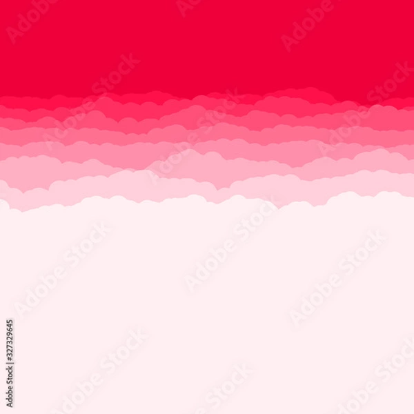 Fototapeta Abstract Color Clouds Sky Generative Art background illustration