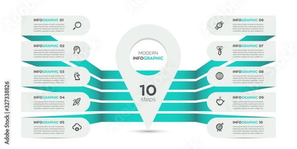 Obraz Vector infographic template