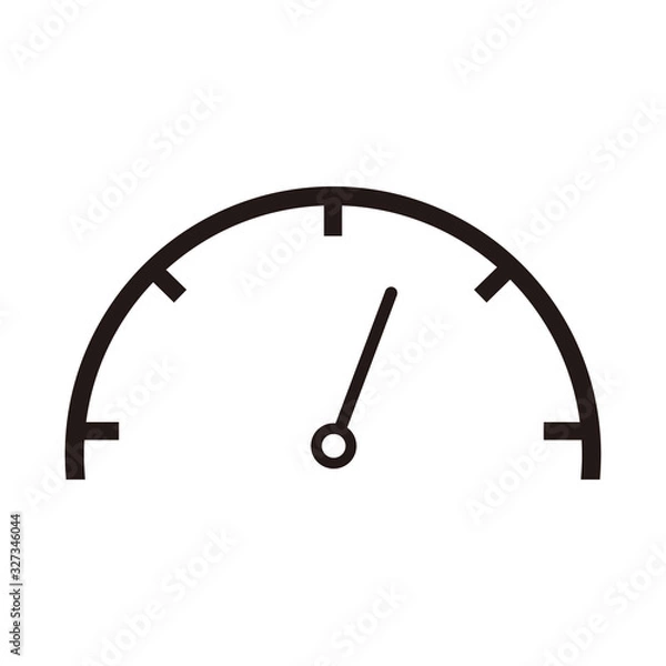 Obraz speed indicator icon illustration sign