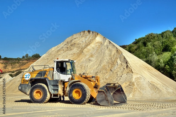 Obraz Carrière d'extraction de sable