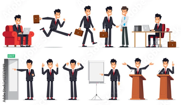 Fototapeta Vector characters design