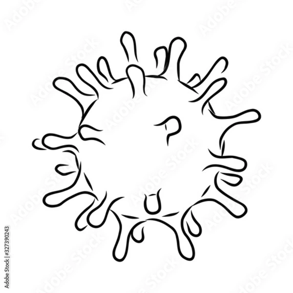 Obraz virus, coronavirus