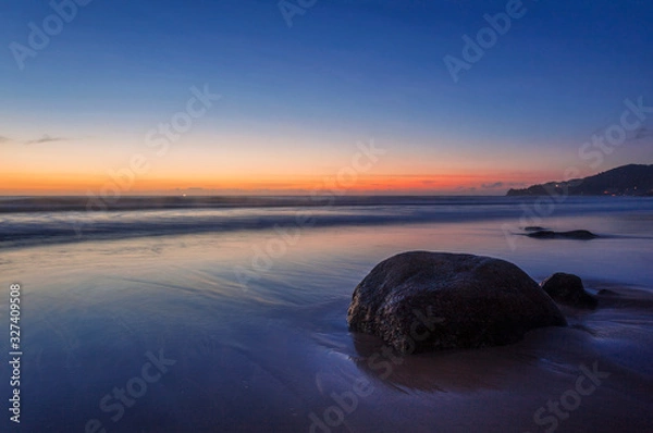 Obraz Sunset ebb time at sunset