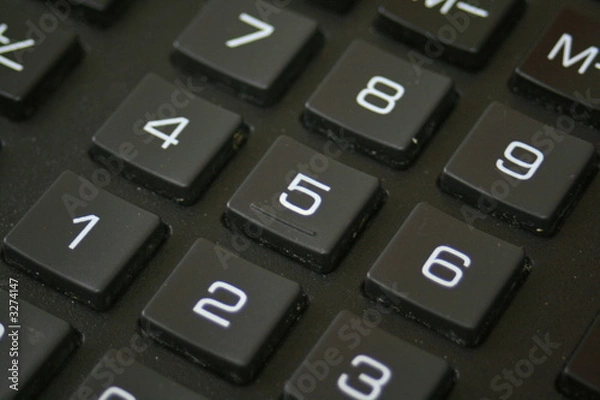 Fototapeta calculator