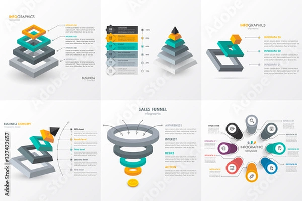 Obraz Vector infographic template