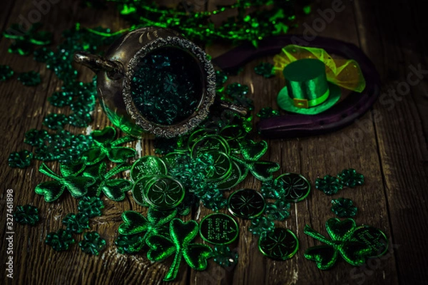 Fototapeta St. Patricks Day composition.