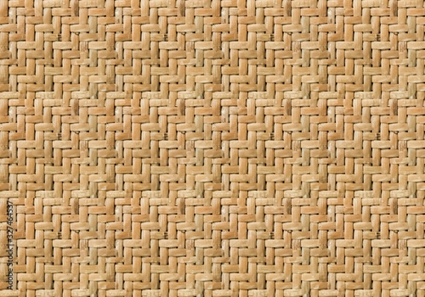 Obraz Seamless weave dry bamboo pattern