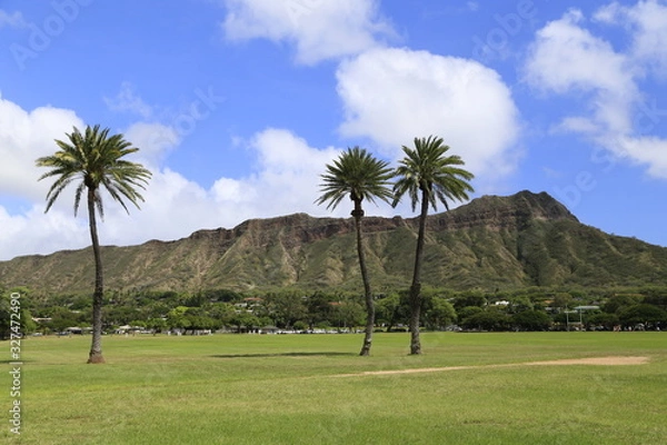 Fototapeta 다이아몬드 헤드 풍경