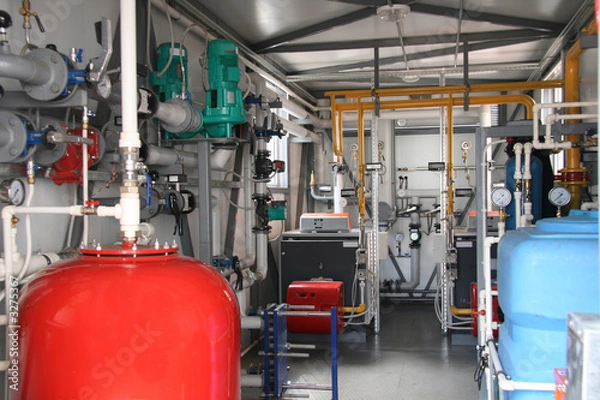 Obraz gas boiler-house