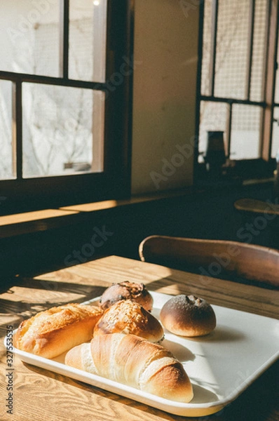 Fototapeta breakfast in the bed