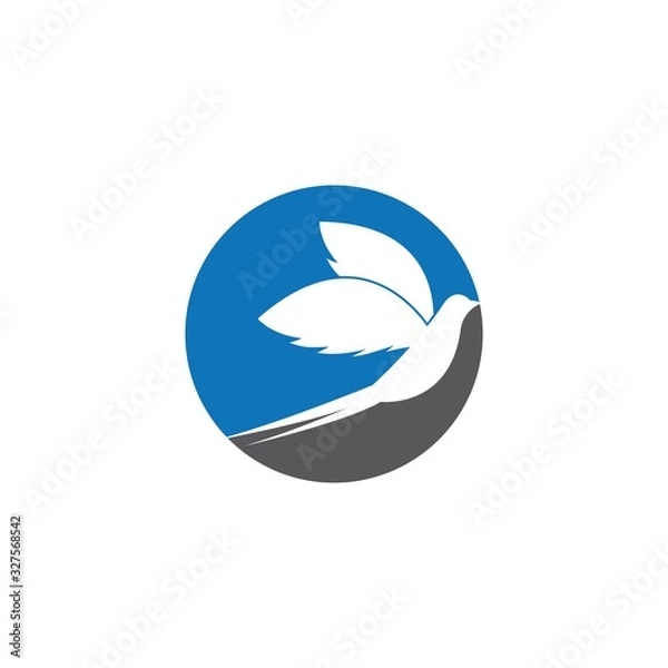 Fototapeta Bird Logo Template vector illustration
