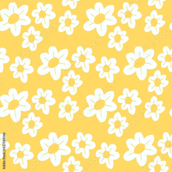 Obraz Flowers illustration pattern