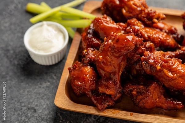 Obraz Mango Habanero Chicken Wings