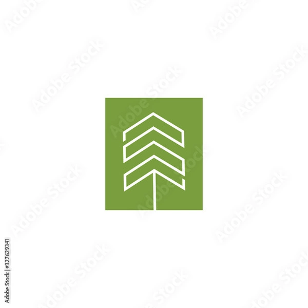Fototapeta Building, Construction, Real Estate Logo Template Vector Icon.
