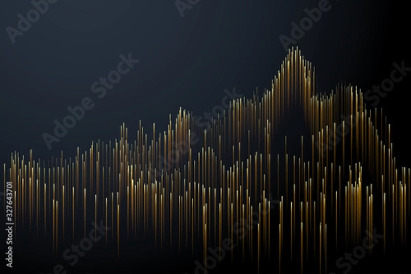 Fototapeta Abstract Line Background .Vector Illustrator. Connection Concept. Data Concept