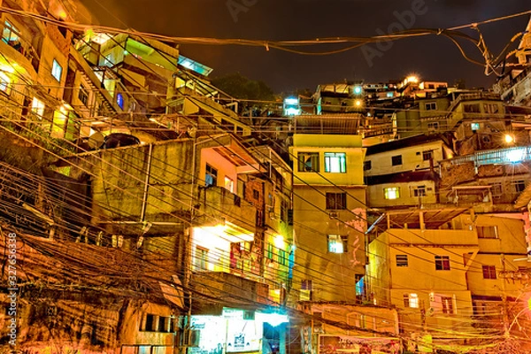 Obraz Nighttime in Rochina 