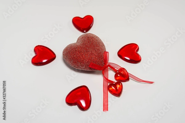 Fototapeta Liebe mit Herzen