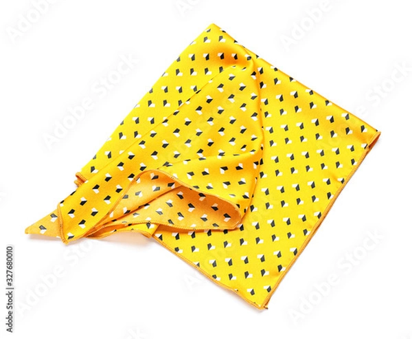 Obraz Beautiful scarf on white background