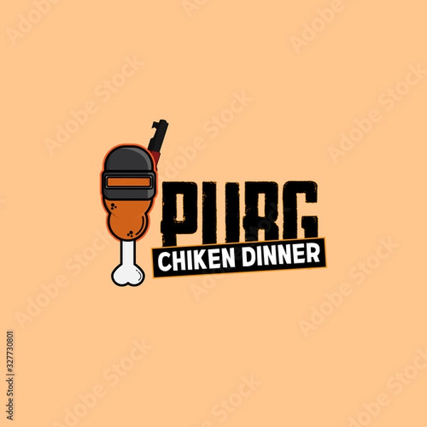 Obraz creative pubg logo