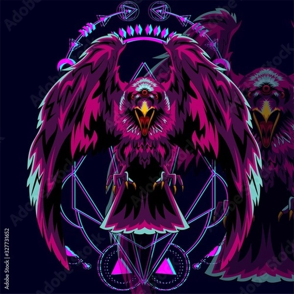 Obraz GLITCH GEOMETRIC GEOMRTRIC