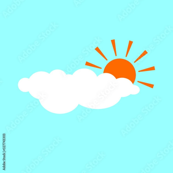Obraz Sun in the sky Icon