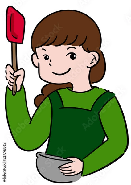 Obraz 食・フード女性