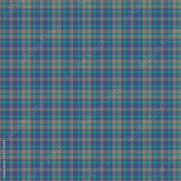 Obraz Tartan plaid pattern vector background.