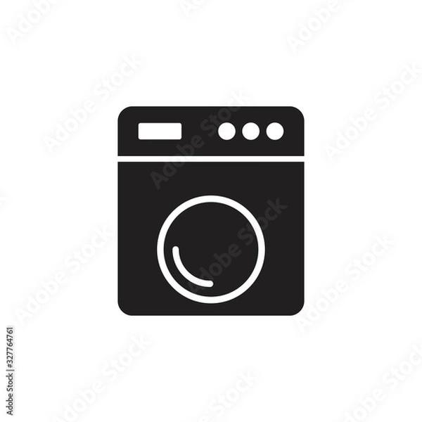 Fototapeta washing machine icon
