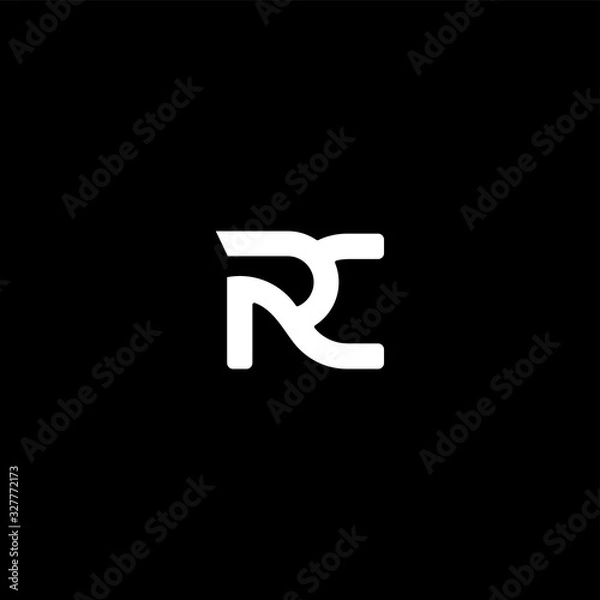 Fototapeta Logo initial R C